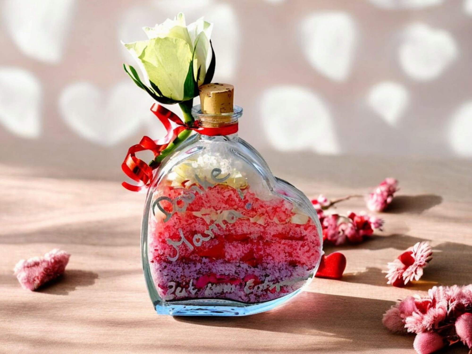 Rosenblüten - Badesalz selbst gemacht