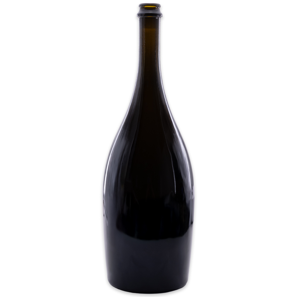 1.5 Liter Champagnerflasche online kaufen aus Braunglas mit Kronkorkenmündung