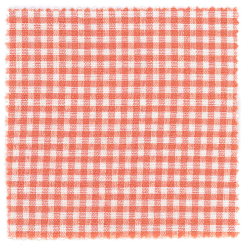Textildeckchen Karo 12x12 cm orange günstig kaufen - Zubehör - Flaschenbauer