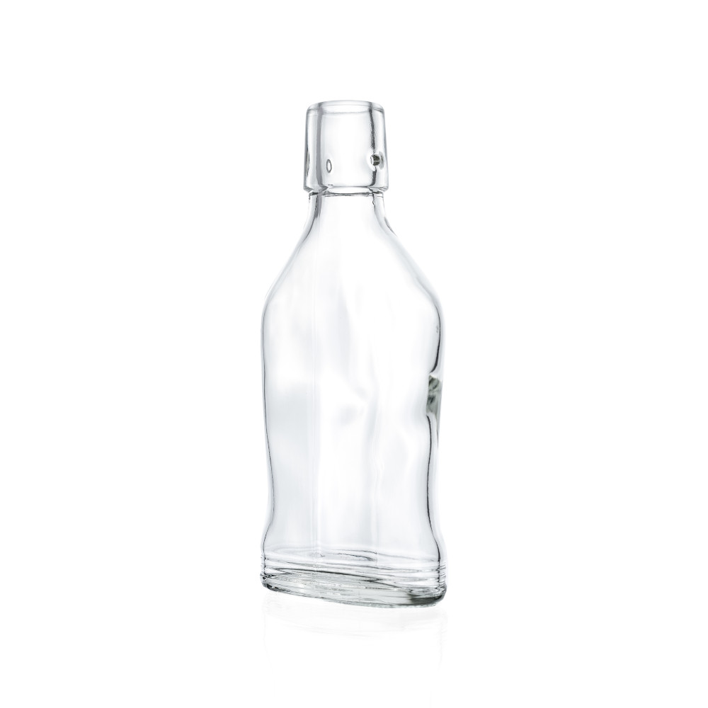 Taschenflasche 200 ml flach - Fuß - Flaschenbauer