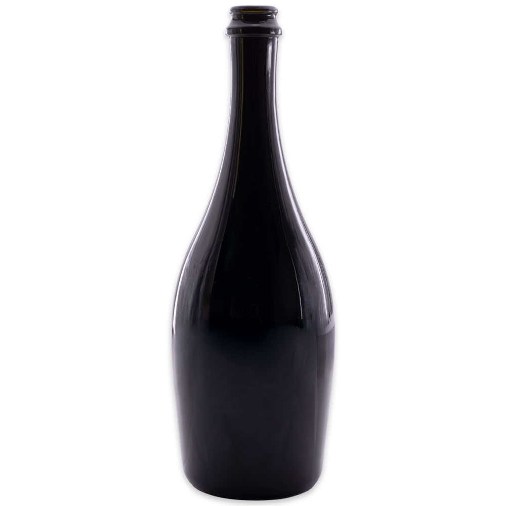 750ml Champagnerflasche aus braunglas kaufen mit CC Mündung