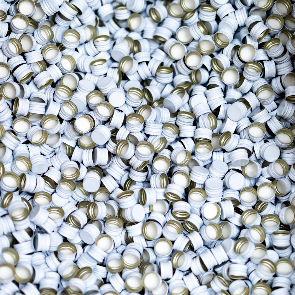 Handverschraubung 18 mm Weiß-Sicherungsring günstig kaufen - Verschlüsse - Flaschenbauer