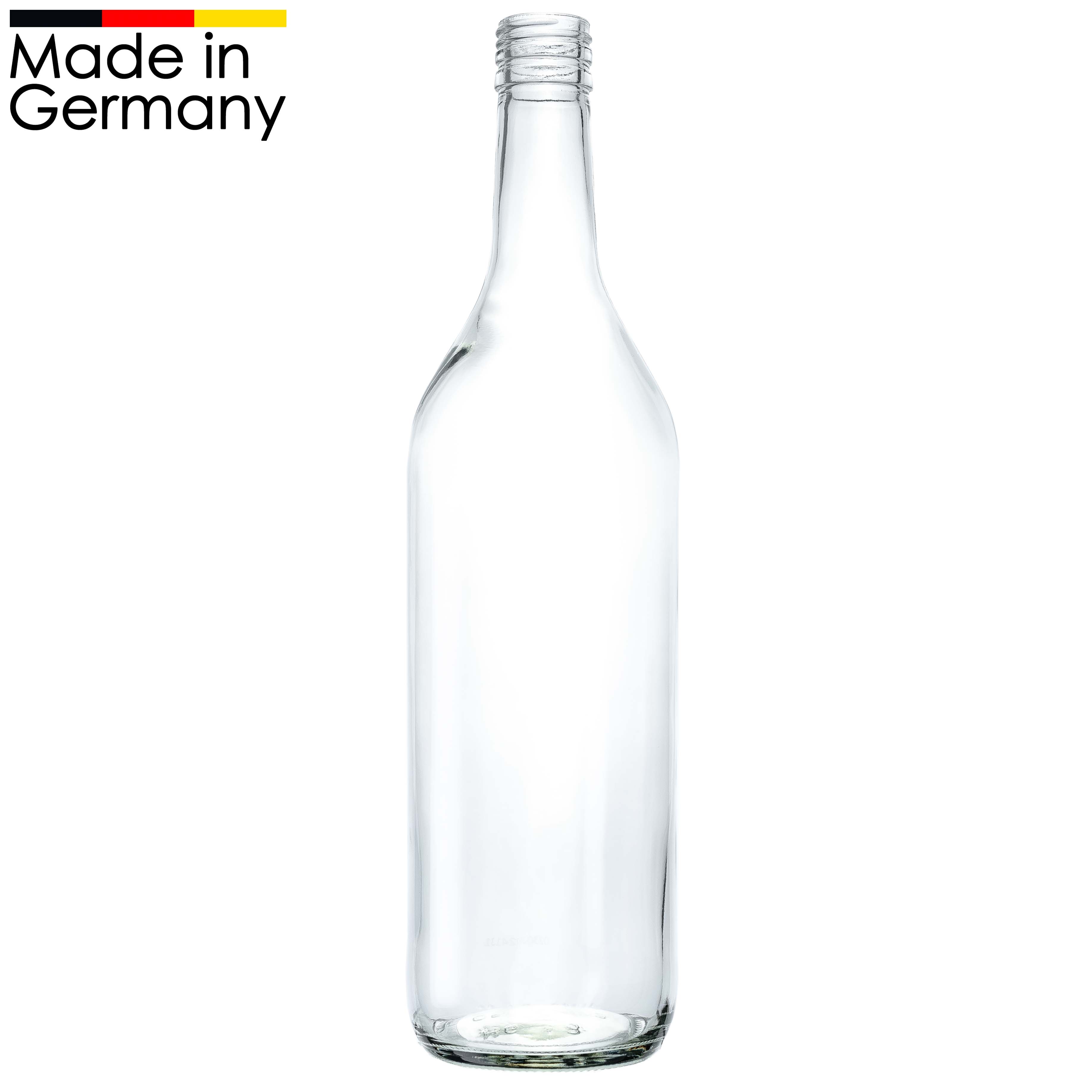 Weinbrandflasche 1 Liter 31,5 mm Deep-Mündung - SWEIN001 - Flaschenbauer