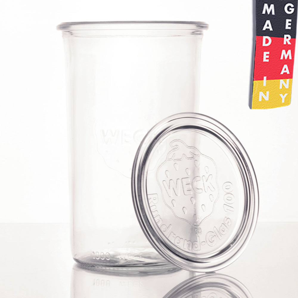 1000ml Sturzglas - leeres WECK-Glas mit Glasdeckel online kaufen